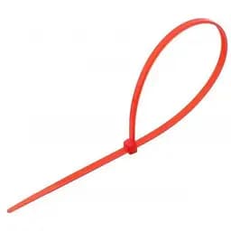 Стяжки для кабелю, 100 мм х 2.5 мм, 100 шт, червоні, Takel