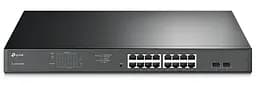 Комутатор TL-SG1218MPE 16xGE (16xPoE), 2xSFP, 192Вт, WebSmart TP-Link teh0018265 - мініатюра 2