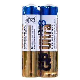 Батарейки GP ULTRA PLUS ALKALINE 1.5V 24AUP21-S2 Лужні LR03 AAA 2 шт.