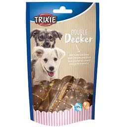 Ласощі для собак Trixie Double Decker, курка та качка, 100 г (31657)