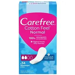 Щоденні прокладки Carefree Cotton Fresh 34 шт. (3574661064307/3574661565071/8002110312365)
