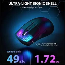 Миша Attack Shark X5 Wireless Black (AS-6922456700225-B) [159856] - мініатюра 2
