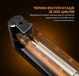 Кронштейн настольный для монитора 17-32 дюйма Anda Seat ADWA6D1SBS Stealth II Black-Blue - мініатюра 12