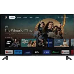 Телевізор TV 43 Aiwa 43GO70804UHD 4K UHD/DLED/T2/ Google TV/2 x 10W/Dolby Digital/HDMI/Wi-Fi/VESA 200x100/Blac (43GO70804UHD)