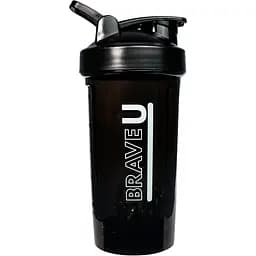 Шейкер спортивный Brave U Shaker Premium Black 500 мл
