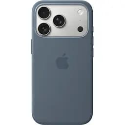 Чехол Silicone Case with Button, Animation & MagSafe для Apple iPhone 17 Pro Anchor Blue AAA [162352]