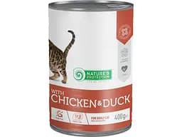 Консерви для котів Nature's Protection Adult Sterilised Chicken & Duck 400 г (KIK45611)
