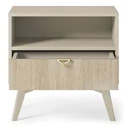 Тумба приліжкова Perfect Home Форест / Forest S54 з 1 шухлядою Беж пісочний/ялиця сканді (PFH-091486) - мініатюра 2