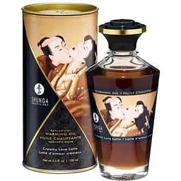 Розігрівальна олія Shunga Aphrodisiac Warming Oil - Creamy Love Latte (100 мл)