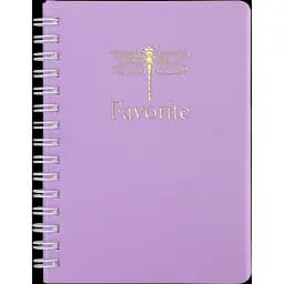 Зошит для записів Buromax Favourite Pastel А6 у клітинку 80 аркушів бузковий (BM.24652154-26)