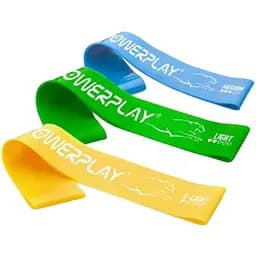 Гумки для фітнесу PowerPlay 4113 Mini Power Band Set набір із 3 шт. (опір 1-10 кг) (PP_4113_3in_Y/G/B)