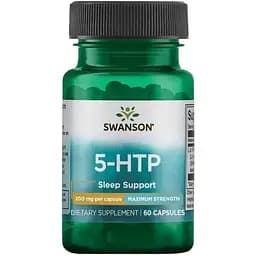 Аминокислота Swanson 5-HTP 200 mg Maximum Strength 60 капсул