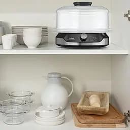 Пароварка Tefal Ultracompact 800 Вт чорна (VC204810) - мініатюра 3