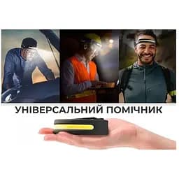 Ліхтарик налобний Supretto із сенсором і датчиком руху (7881) - мініатюра 12
