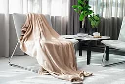 Плед Ardesto Flannel 160х200 см бежевий (ART0205SB) - мініатюра 4