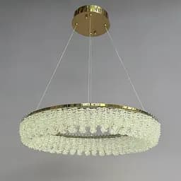 Кришталева підвісна LED-люстра Linisoln 7903-600 100 W, 60 см, 14-19 м2