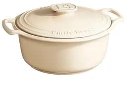 Каструля Emile Henry з кришкою 6 л бежева (564770)