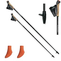 Палиці для скандинавської ходьби Gabel X-5 Black 115 (7009351141150) фіксованої довжини - мініатюра 6