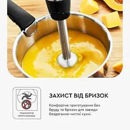 Блендер заглибний 9в1 Tefal InfinyForce Pro 1200 Вт чаша 800 мл чопер 500 мл спіралайзер турборежим сріблясто-чорний (HB95LD38) - мініатюра 11