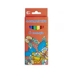 Дитячі Фломастери "Картон" COLOR-IT 950-6 6 кольорів Вид 2
