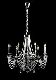 Сучасна підвісна кришталева люстра Splendid Ray L6008/6 (SILVER) - хром, 6xE14, діаметр 65 см, від 12 до 18 м2 - мініатюра 3
