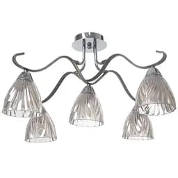 Люстра стельова Brille класична E14 40W BZ (LK-515C/5)