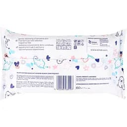 Дитячі серветки вологі Kindii Pure Water 99% +20% 72 шт. - мініатюра 2