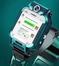 Дитячий смарт годинник Lemfo T10G з поворотним корпусом 360°, подвійною камерою, GPS, сім картою та прослуховуванням До 5 днів роботи Чорний - мініатюра 7