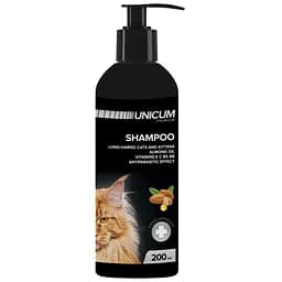 Шампунь Unicum Premium для длинношерстных кошек, с миндальным маслом, 200 мл (UN-017)