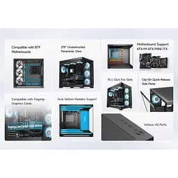 Корпус PcCooler CPS C3 T700 ARGB BK (C3-T700BKD401-GL) - мініатюра 5