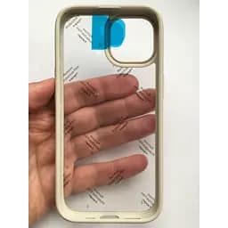 Протиударний прозорий чохол Spigen Ultra Hybrid  для iPhone 15 Mute Beige ACS06800 - мініатюра 11