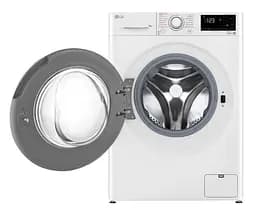 Пральна машина LG фронтальна, 9кг, 1400, A+++, 57см, дисплей, пара, інвертор, білий (F4V3VS0WW) - мініатюра 3
