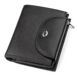 Гаманець жіночий ST Leather 18411 (ST410) компактний чорний