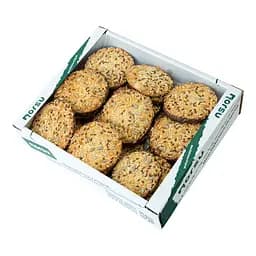 Печиво здобне пісочне Norsu Цікаве з чорною  глазур'ю 1 кг