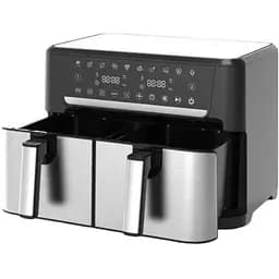 Мультипіч Rotex ROM1210-2XL MultiFry DUO 11 програм 12 л(6+6 л) LED дисплей 2800 Вт Чорний з сірим