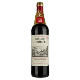 Вино Chateau L'Ombriere Bordeaux Superieur, красное, сухое, 0,75 л