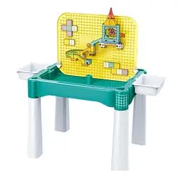 Универсальный столик BanBao 5 в 1 для учебы и складывания конструктора, с двумя ящиками (9090)