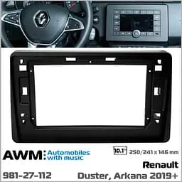 Перехідна рамка Renault Duster, Arkana AWM 981-27-112 - мініатюра 5