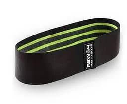 Тканинна гумка для фітнесу та спорту Power System PS-4092 Booty Band LVL 2 Black/Green (d_80 см, 12-16 кг) (4092GN-0) - мініатюра 5