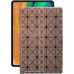 Чехол StatusCASE из экокожи для планшета Huawei MatePad Pro 10.8 Коричневый ромб