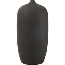 Ваза J-line черная матовая из бетона 60 см (15326)