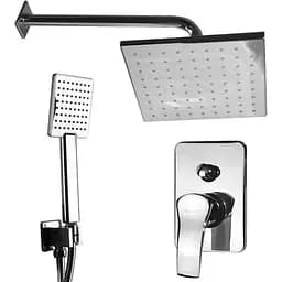 Душова система прихованого монтажу Globus Lux GLQU-0205S, Хром