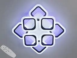 Светодиодная люстра смарт светильник с пультом, подсветкой, 110W