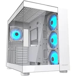 Корпус Cougar FV150 RGB без блока питания, белый (FV150 RGB White)