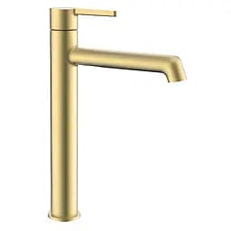 Смеситель для умывальника высокий Koer KB-11029-12 матовое золото KR5502
