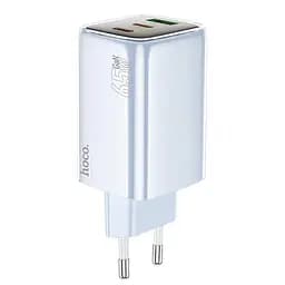 МЗП Hoco N49 Glorious PD65W (1USB-A/2C) Blue - мініатюра 3