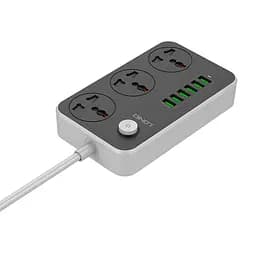 Подовжувач мережевий LDNIO універсальний SC3604 2500W, 10A, 1.6m, 6usb, 3.4A - мініатюра 2