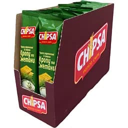 Чипси картопляні Chipsa зі смаком кропу та сметани 55 г - мініатюра 2