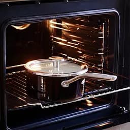 Ківш KitchenAid Steel Core з кришкою 18 см 2 л матовий чорний (CC005998-001) - мініатюра 3