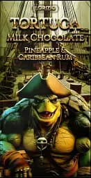 Шоколад молочний Lorizio з цукатами ананасу та ромом "TORTUGA" 100 г